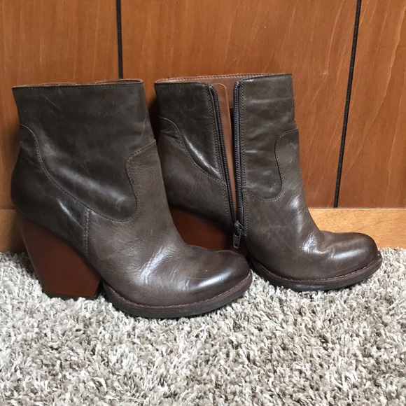 kork ease michelle wedge boots